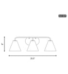 Savoy House - Blair 25" Bath Vanity Light by Savoy House - Image 3