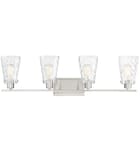 Savoy House - 8-4508-4-SN - Vaughan 32.5" Bath Vanity Light by Savoy House