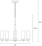 Visual Comfort Studio - Zire 26" Chandelier by Visual Comfort Studio