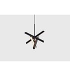 Seed Design - SLD-3983PV4-BK - Konnect 15.7" Pendant by Seed Design