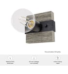 Hunter - Donelson 5" Wall Sconce by Hunter - Image 3