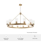 Hunter - Hartland 44" Chandelier by Hunter - Image 6