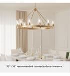 Hunter - Hartland 44" Chandelier by Hunter - Image 2