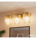 Hunter - 13156 - Jasmine Roth Ontario 24.2" Bath Vanity Light by Hunter