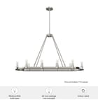 Hunter - Saddlewood 46" Chandelier by Hunter - Image 7