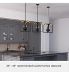 Hunter - Dukestown 12" Chandelier by Hunter - Image 8