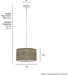 Hunter - Solhaven 14" Pendant by Hunter - Image 6