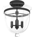 Hunter - 19315 - Belltown 13" Semi-Flush Mount by Hunter