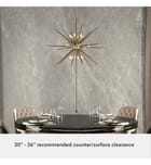 Hunter - Jupiter Star 30" Chandelier by Hunter - Image 5