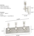 Hunter - Perch Point 20.5" Bath Vanity Light by Hunter - Image 4