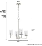 Hunter - Kerrison 20.5" Chandelier by Hunter - Image 5