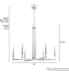 Hunter - 19621 - Bearden 30" Chandelier by Hunter - Image 6