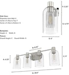 Hunter - Lochemeade 28.5" Bath Vanity Light by Hunter - Image 3