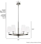 Hunter - Nolita 26" Chandelier by Hunter - Image 7