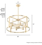 Hunter - Astwood 26" Chandelier by Hunter - Image 5