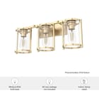 Hunter - Astwood 24.25" Bath Vanity Light by Hunter - Image 3