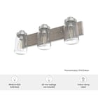 Hunter - Devon Park 24" Bath Vanity Light by Hunter - Image 3