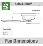 Hunter - Low Profile Flush Mount Fan by Hunter - Image 5