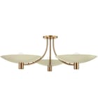 Troy Lighting - C1441-PBR/SSD - Wolfe 40.5" Semi-Flush Mount by Troy Lighting - Image 3