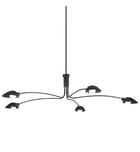 Troy Lighting - F7815-SBK - Leo 84" Pendant by Troy Lighting