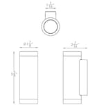 WAC Lighting - LED Colorscaping RGBWW Wall Cylinder by WAC Lighting - Image 5