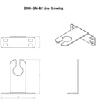 WAC Lighting - 5000-GM-BK - Gutter Mount for Landscape Lighting Accent or Wall Wash by WAC Lighting - Image 2