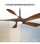 WAC Lighting - Swirl 5 54'' Smart Ceiling Fan by WAC Lighting - Image 4