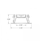 WAC Limited - WAC Square Adjustable Open Reflector 4" Low Voltage Recessed Trim by WAC Limited - Image 2