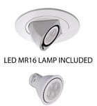 WAC Limited - WAC Round Adjustable Directional 4" Low Voltage Recessed Trim by WAC Limited - Image 2