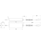 WAC Lighting - PS-24DC-A96P-WE - Wet Location Sealed Plug-In Electronic Transformer for Outdoor 24V Strip Lights by WAC Lighting - Image 2