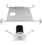 WAC Limited - R2DSDN-F930-WT - Ion LED 2in Square Recessed Light with New Construction Frame-in Kit by WAC Limited