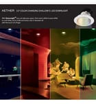 WAC Lighting - R3ARDT-NCC24-BKWT - Aether Color Changing Narrow Flood Beam Round 3.5" Recessed Trim by WAC Lighting - Image 3
