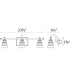 dweLED - Rondelle 23.63" Bath Vanity Light by dweLED - Image 3