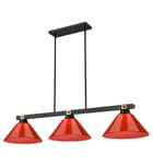Z-Lite - 1955-3MB-RB-PRD - Bronte 52.75-inch Billiard Light by Z-Lite