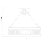 Z-Lite - Quinn 15-inch Semi-Flush Mount by Z-Lite - Image 6