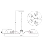 Z-Lite - Breton 33-inch Chandelier by Z-Lite - Image 6