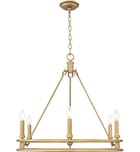 Z-Lite - 4005-6SBR - Dennison 27.5-inch Chandelier by Z-Lite - Image 3