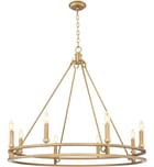 Z-Lite - 4005-8SBR - Dennison 36-inch Chandelier by Z-Lite