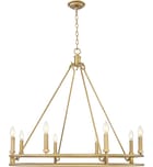 Z-Lite - 4005-8SBR - Dennison 36-inch Chandelier by Z-Lite - Image 3