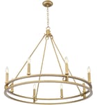 Z-Lite - 4005-8SBR - Dennison 36-inch Chandelier by Z-Lite - Image 4