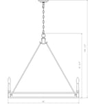 Z-Lite - 4005-8SBR - Dennison 36-inch Chandelier by Z-Lite - Image 6