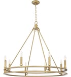 Z-Lite - 4005-8SBR - Dennison 36-inch Chandelier by Z-Lite - Image 5