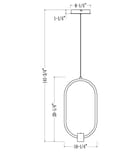 Z-Lite - 4101-10MB-LED - Saros 10.25-inch Pendant by Z-Lite - Image 6