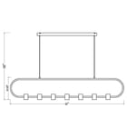 Z-Lite - 4101-54L-MB-LED - Saros 54-inch Linear Chandelier by Z-Lite - Image 6