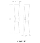 Z-Lite - Emrys 24-inch Wall Sconce by Z-Lite - Image 6