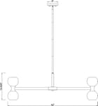 Z-Lite - Artemis 42" Chandelier by Z-Lite - Image 3