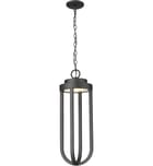 Z-Lite - 5005CHB-BK-LED - Leland 9" Outdoor Pendant by Z-Lite
