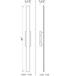 Z-Lite - 5006-60BK-LED - Stylet 60" Outdoor Wall Sconce by Z-Lite - Image 2