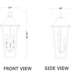 Z-Lite - 5008CHB-BK - Gannon 10" Outdoor Pendant by Z-Lite - Image 4