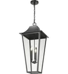 Z-Lite - 5008CHXXL-BK - Gannon 16" Outdoor Pendant by Z-Lite - Image 6